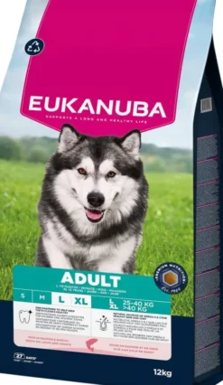 Eukanuba Adult Large&Extra Large Salmon&Barley Sucha Karma dla psa op. 2x12kg MEGA-PAK