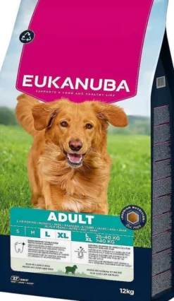 Eukanuba Adult Large&Giant Lamb&Rice Sucha Karma dla psa op. 12kg