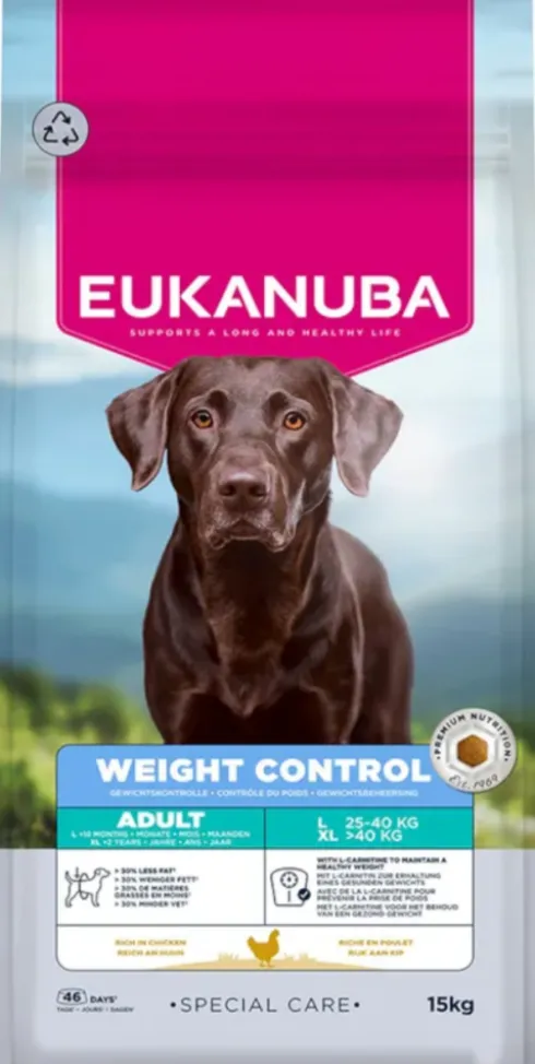 Eukanuba Adult Large Weight Control Sucha Karma dla psa op. 15kg