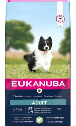 Eukanuba Adult Small&Medium Lamb&Rice Sucha Karma dla psa op. 12kg