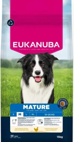 Eukanuba Mature Medium Sucha Karma dla psa op. 2x15kg MEGA-PAK