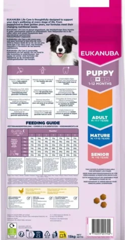 Eukanuba Puppy Medium Sucha Karma dla szczeniaka op. 15kg