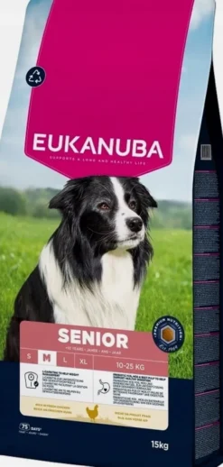 Eukanuba Senior Medium Sucha Karma dla psa op. 15kg MEGA-PAK