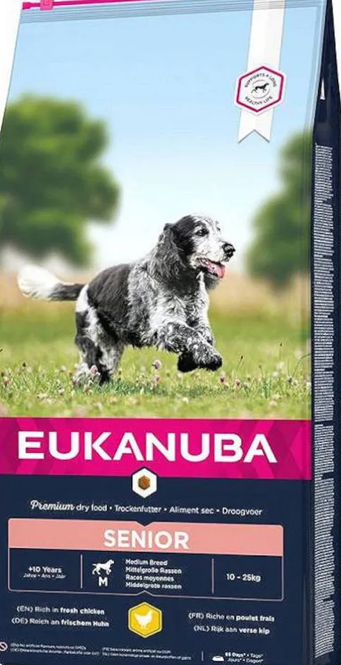 Eukanuba Senior Medium Sucha Karma dla psa op. 15kg