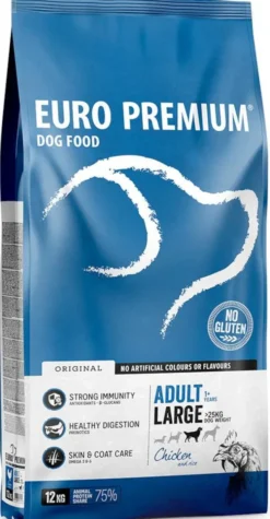 Euro Premium Adult Large Chicken&Rice Sucha Karma dla psa op. 12kg