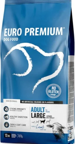 Euro Premium Adult Large Lamb&Rice Sucha Karma dla psa op. 12kg