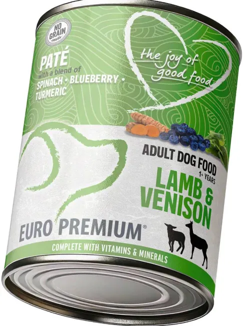 Euro Premium Pate Adult Lamb&Venison Mokra Karma dla psa op. 400g Pakiet 6szt.