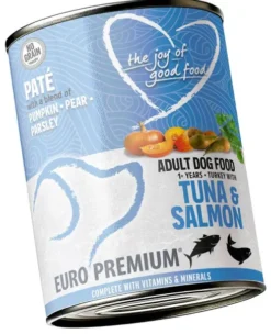 Euro Premium Pate Adult Tuna&Salmon Mokra Karma dla psa op. 400g Pakiet 6szt.