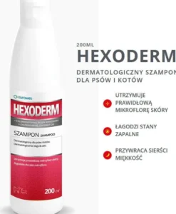 Eurowet Szampon Hexoderm dla psa i kota poj. 200ml