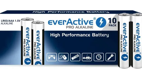 everActive Pro alkaline Baterie alkaliczne LR03 / AAA op. 10szt. WYPRZEDAŻ