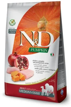 Farmina N&D Pumpkin Adult Medium/Maxi Chicken&Pomegranate Sucha Karma dla psa op. 12kg