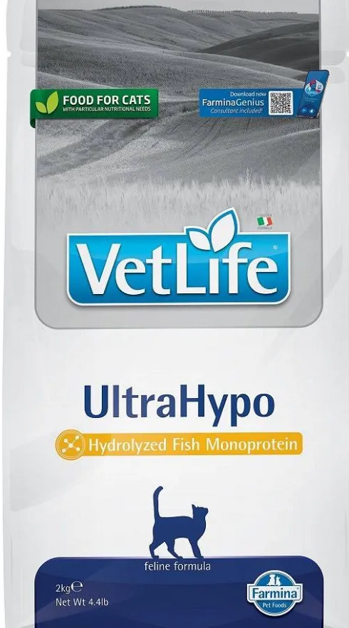 Farmina Vet Life Ultrahypo Sucha karma dla kota op. 2kg