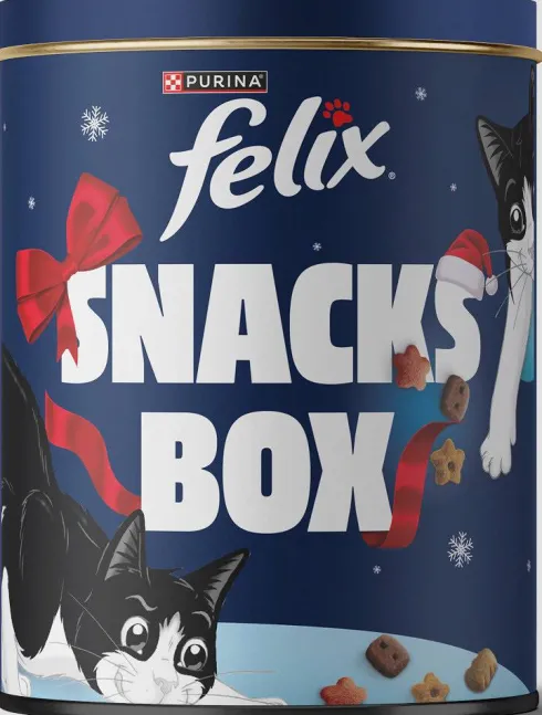 Felix Przysmak Winter Mix Turkey&Cranberries dla kota op. 200g + Puszka na przysmaki GRATIS
