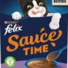Felix Sauce Time Kurczak i Łosoś Mokra Karma dla kota op. 6x40g