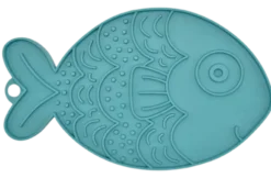 Fiboo Mata Fishka rozm. 19x13cm dla psa kolor turkusowy