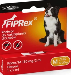 Fiprex Spot On Krople na kleszcze i pchły dla psa 10-20kg (rozm. M) op. 1szt.