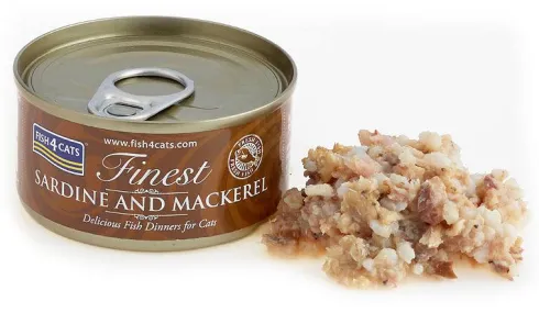 Fish4Cats Sardynka z Makrelą Mokra Karma dla kota op. 70g