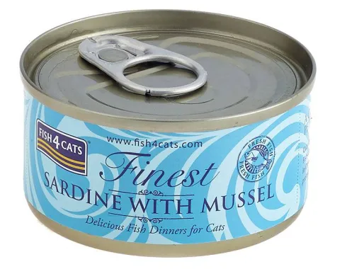 Fish4Cats Sardynka z Omułkiem Mokra Karma dla kota op. 70g