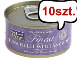 Fish4Cats Tuńczyk z Anchois Mokra Karma dla kota op. 70g Pakiet 10szt.