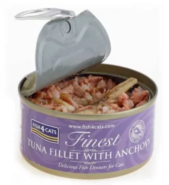 Fish4Cats Tuńczyk z Anchois Mokra Karma dla kota op. 70g Pakiet 10szt.