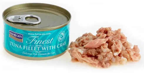 Fish4Cats Tuńczyk z Krabami Mokra Karma dla kota op. 70g