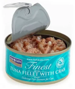 Fish4Cats Tuńczyk z Krabami Mokra Karma dla kota op. 70g Pakiet 10szt.