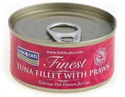 Fish4Cats Tuńczyk z Krewetkami Mokra Karma dla kota op. 70g
