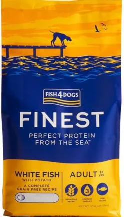Fish4Dogs Finest Adult Large Ocean White Fish Sucha Karma dla psa op. 12kg