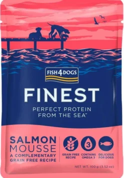 Fish4Dogs Finest Salmon Mousse Mokra Karma dla psa op. 100g Pakiet 6szt.