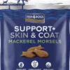 Fish4Dogs Przysmak Support+Skin&Coat Mackerel Morsels Sierść i skóra dla psa op. 225g WYPRZEDAŻ