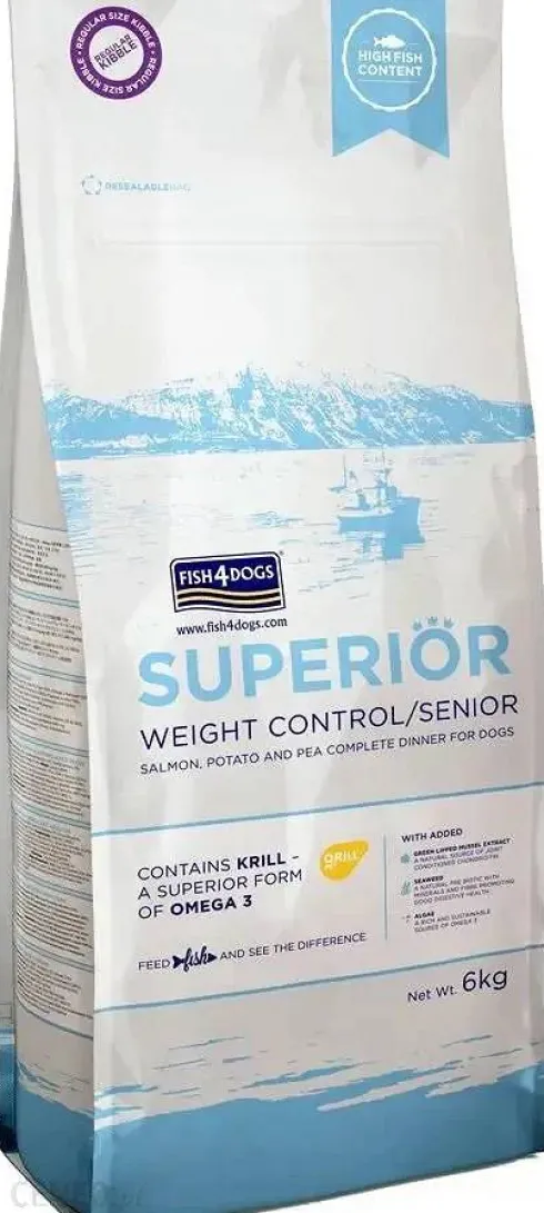Fish4Dogs Superior Senior Large Salmon Sucha Karma dla psa op. 12kg