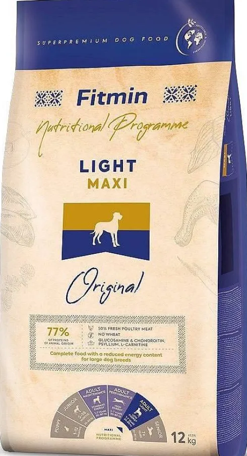 Fitmin Adult Maxi Light Sucha Karma dla psa op. 12kg