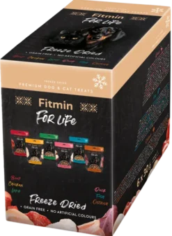 Fitmin For Life Przysmak Freeze Dried multipack dla psa i kota op. 6x30g