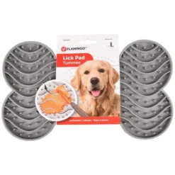 Flamingo Mata antystresowa Lick Pad na przysmaki rozm. L kolor szary nr kat. 520214 WYPRZEDAŻ