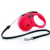 Flexi Smycz New Classic CORD dla psa i kota rozm. Small kolor czerwony