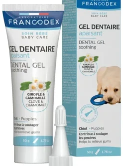 Francodex Soothing Dental Gel Żel na ząbkowanie dla szczeniąt op. 50g