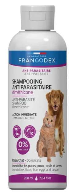 Francodex Szampon przeciw pasożytom dla psa i kota poj. 200ml