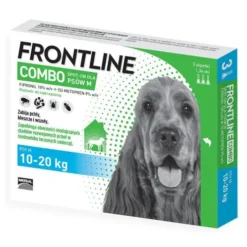FRONTLINE COMBO Spot On Krople na kleszcze i pchły dla psa 10-20kg (rozm. M) op. 3 pipety