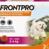 Frontpro Tabletka na kleszcze i pchły S 11.3mg dla psa o wadze 2kg-4kg op. 3szt.