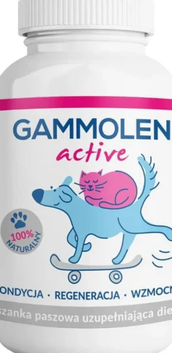 Gammolen Active Preparat wzmacniający dla psa i kota op. 90 kapsułek