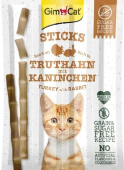 GimCat Sticks z indykiem i królikiem (Truthahn mit Kaninchen) dla kota op. 20g