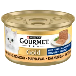 Gourmet Gold Adult Mus z indykiem Mokra Karma dla kota op. 85g