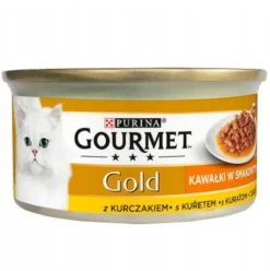 Gourmet Gold Adult Sauce Delight Kurczak Mokra Karma dla kota op. 85g Pakiet 12szt.