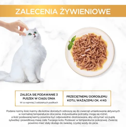 Gourmet Gold Adult Succulent Delights Kurczak w sosie Mokra Karma dla kota op. 85g Pakiet 12szt.
