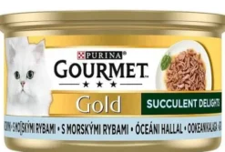 Gourmet Gold Adult Succulent Delights Ryby oceaniczne w sosie Mokra Karma dla kota op. 85g Pakiet 12szt.