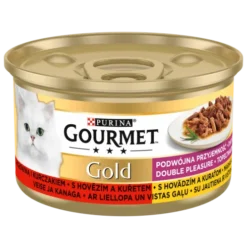 Gourmet Gold Adult Wołowina i kurczak w sosie Mokra Karma dla kota op. 85g Pakiet 12szt