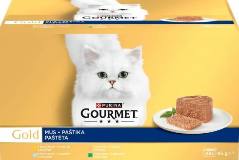 Gourmet Gold Mus Mokra Karma dla kota op. 48x85g