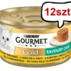 Gourmet Gold Savoury Cake Kurczak z marchewką Mokra Karma dla kota op. 85g Pakiet 12szt