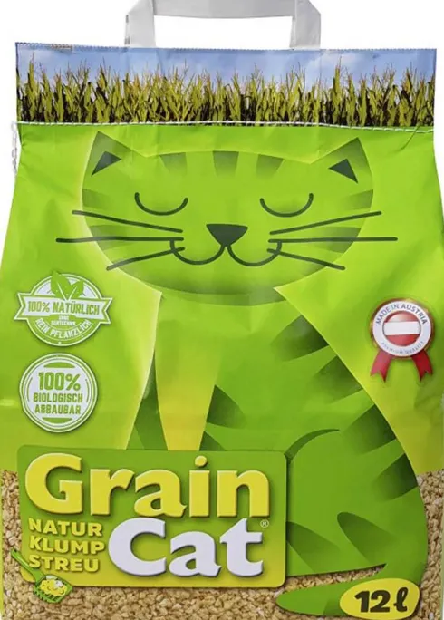 GrainCat Żwirek kukurydziany dla kota poj. 12l