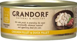 Grandorf Adult Chicken&Duck Fillet Mokra karma dla kota op. 70g